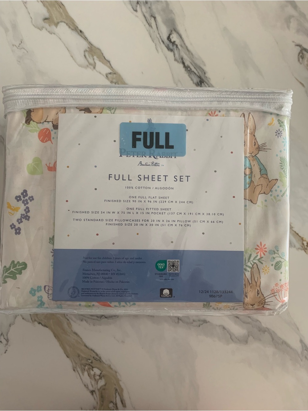 Peter Rabbit Full Sheet Set - Pastel Multi - Picture 2 of 2